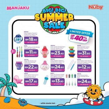 Manjaku-Nuby-Big-Big-Summer-Sale-350x350 - Baby & Kids & Parenting Babycare Children Fashion Johor Kedah Kelantan Kuala Lumpur Malaysia Sales Melaka Negeri Sembilan Pahang Penang Perak Perlis Putrajaya Sabah Sarawak Selangor Terengganu 