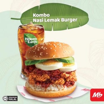 Marrybrown-Nasi-Lemak-Burger-Asli-Promo-1-350x350 - Beverages Food , Restaurant & Pub Johor Kedah Kelantan Kuala Lumpur Melaka Negeri Sembilan Pahang Penang Perak Perlis Promotions & Freebies Putrajaya Sabah Sarawak Selangor Terengganu 