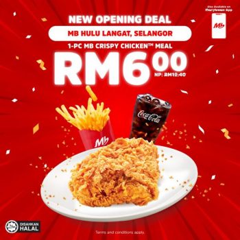 Marrybrown-Opening-Promotion-at-Hulu-Langat-1-350x350 - Beverages Food , Restaurant & Pub Promotions & Freebies Selangor 