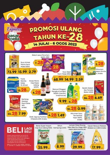 Maslee-28th-Anniversary-Promotion-350x495 - Johor Promotions & Freebies Supermarket & Hypermarket 