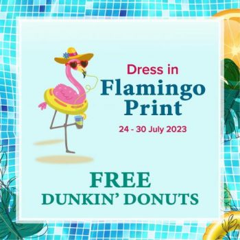 Mid-Valley-Dress-In-Flamingo-Print-FREE-Dunkin-Donuts-Promotion-350x350 - Kuala Lumpur Others Promotions & Freebies Selangor 