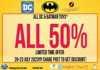 Mighty-Utan-50-OFF-All-DC-Batman-Toys-Promotion-350x246 - Baby & Kids & Parenting Promotions & Freebies Toys 