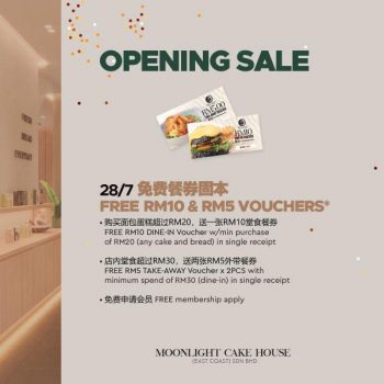 Moonlight-Cake-House-East-Coast-Opening-Promotion-1-350x350 - Beverages Cake Food , Restaurant & Pub Pahang Promotions & Freebies 
