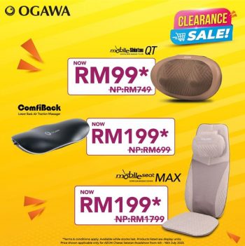 OGAWA-Warehouse-Clearance-Sale-3-350x351 - Beauty & Health Fitness Massage Selangor Sports,Leisure & Travel Warehouse Sale & Clearance in Malaysia 