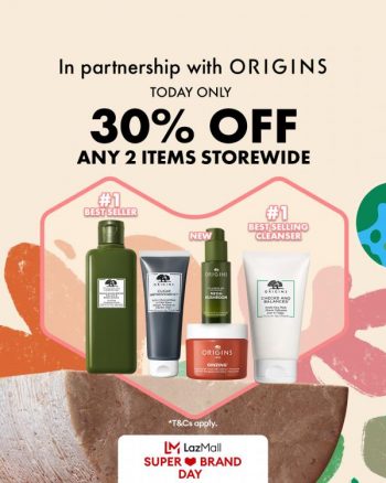 Origins-Lazada-Super-Brand-Day-Sale-350x438 - Beauty & Health Cosmetics Johor Kedah Kelantan Kuala Lumpur Malaysia Sales Melaka Negeri Sembilan Online Store Pahang Penang Perak Perlis Putrajaya Sabah Sarawak Selangor Skincare Terengganu 