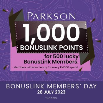 Parkson-Bonuslink-Members-Day-5X-Points-FREE-Voucher-Promotion-2-350x350 - Johor Kedah Kelantan Kuala Lumpur Melaka Negeri Sembilan Pahang Penang Perak Perlis Promotions & Freebies Putrajaya Sabah Sarawak Selangor Supermarket & Hypermarket Terengganu 
