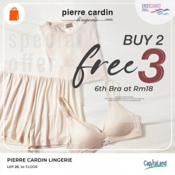 Pierre-Cardin-Lingerie-July-Buy-2-Free-3-Promotion-at-East-Coast-Mall-350x350 - Fashion Accessories Fashion Lifestyle & Department Store Lingerie Pahang Promotions & Freebies Underwear 
