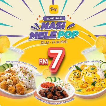 Pop-Meals-Nasi-MelePOP-Weekend-Promotion-350x350 - Beverages Food , Restaurant & Pub Johor Kedah Kelantan Kuala Lumpur Melaka Negeri Sembilan Pahang Penang Perak Perlis Promotions & Freebies Putrajaya Sabah Sarawak Selangor Terengganu 