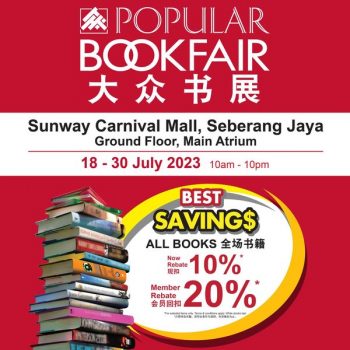 Popular-Book-Fair-at-Sunway-Carnival-Mall-350x350 - Books & Magazines Events & Fairs Penang Stationery 