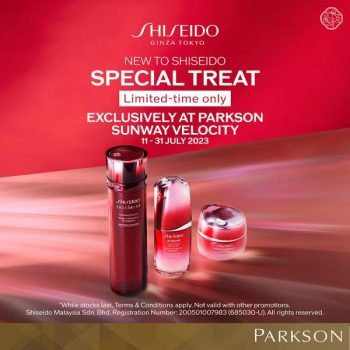 SHISEIDO-New-To-SHISEIDO-Special-Treat-Promotion-at-Parkson-Sunway-Velocity-350x350 - Beauty & Health Cosmetics Kuala Lumpur Personal Care Promotions & Freebies Selangor Skincare 