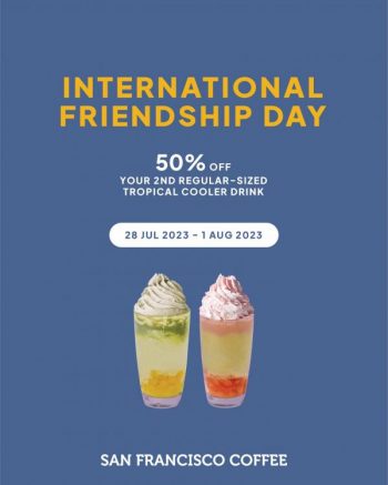 San-Francisco-Coffee-International-Friendship-Day-Promo-350x437 - Beverages Food , Restaurant & Pub Johor Kedah Kelantan Kuala Lumpur Melaka Negeri Sembilan Pahang Penang Perak Perlis Promotions & Freebies Putrajaya Sabah Sarawak Selangor Terengganu 
