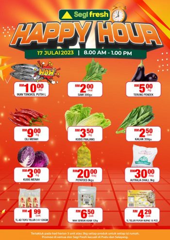 Segi-Fresh-Happy-Hour-Promotion-6-350x495 - Johor Kedah Kelantan Kuala Lumpur Melaka Negeri Sembilan Pahang Penang Perak Perlis Promotions & Freebies Putrajaya Sabah Sarawak Selangor Supermarket & Hypermarket Terengganu 