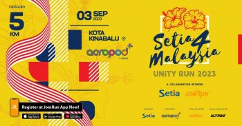 Setia4Malaysia-Unity-Run-2023-at-Aeropod-350x183 - Events & Fairs Others Penang 