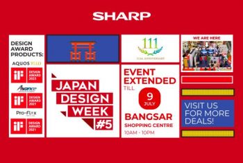 Sharp-Japan-Design-Week-Sale-at-Bangsar-Shopping-Centre-350x235 - Electronics & Computers Home Appliances IT Gadgets Accessories Kuala Lumpur Selangor 