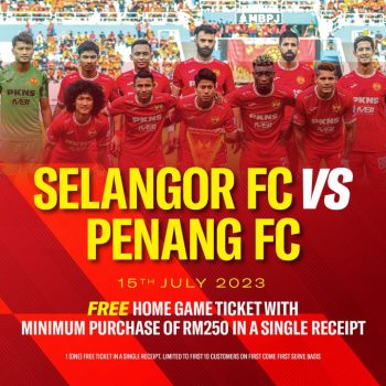 Sports-Direct-FREE-Match-Ticket-Selangor-FC-vs-Penang-FC-350x350 - Apparels Fashion Accessories Fashion Lifestyle & Department Store Footwear Others Promotions & Freebies Selangor Sportswear 