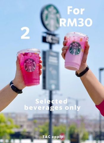 Starbucks-2-Venti-Sized-Beverages-for-RM30-Promotion-350x481 - Beverages Food , Restaurant & Pub Johor Kedah Kelantan Kuala Lumpur Melaka Negeri Sembilan Pahang Penang Perak Perlis Promotions & Freebies Putrajaya Sabah Sarawak Selangor Terengganu 