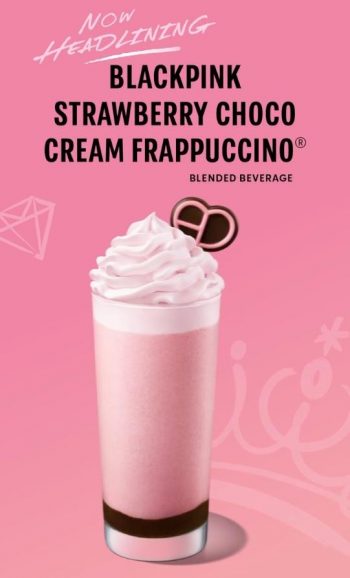 Starbucks-BLACKPINK-Strawberry-Choco-Cream-Frappuccino-Special-350x578 - Beverages Food , Restaurant & Pub Johor Kedah Kelantan Kuala Lumpur Melaka Negeri Sembilan Pahang Penang Perak Perlis Promotions & Freebies Putrajaya Sabah Sarawak Selangor Terengganu 