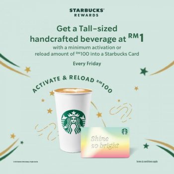 Starbucks-Rewards-Member-Tall-sized-Handcrafted-Beverage-@-RM1-Promotion-350x350 - Beverages Food , Restaurant & Pub Johor Kedah Kelantan Kuala Lumpur Melaka Negeri Sembilan Pahang Penang Perak Perlis Promotions & Freebies Putrajaya Sabah Sarawak Selangor Terengganu 