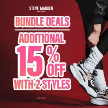 Steve-Madden-Bundle-Deals-Promotion-at-Mitsui-Outlet-Park-350x350 - Apparels Fashion Accessories Fashion Lifestyle & Department Store Promotions & Freebies Selangor 