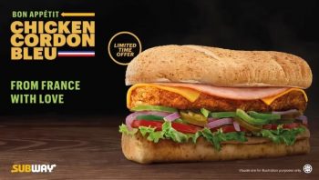 Subway-Chicken-Cordon-Bleu-Special-350x198 - Beverages Food , Restaurant & Pub Johor Kedah Kelantan Kuala Lumpur Melaka Negeri Sembilan Pahang Penang Perak Perlis Promotions & Freebies Putrajaya Sabah Sarawak Selangor Terengganu 