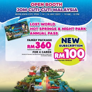 Sunway-Lost-World-Of-Tambun-Admission-Ticket-Discount-Sale-at-AEON-Kinta-City-3-350x350 - Malaysia Sales Perak Sports,Leisure & Travel Theme Parks 