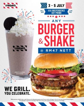 TGI-Fridays-Burger-Shake-@-RM47-Nett-Promotion-350x438 - Beverages Food , Restaurant & Pub Johor Kedah Kelantan Kuala Lumpur Melaka Negeri Sembilan Pahang Penang Perak Perlis Promotions & Freebies Putrajaya Sabah Sarawak Selangor Terengganu 