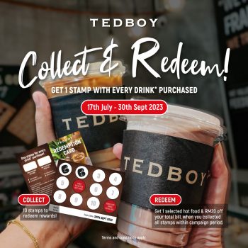 Tedboy-Collect-Redeem-Exclusive-Reward-Promo-350x350 - Beverages Food , Restaurant & Pub Johor Kedah Kelantan Kuala Lumpur Melaka Negeri Sembilan Pahang Penang Perak Perlis Promotions & Freebies Putrajaya Sabah Sarawak Selangor Terengganu 