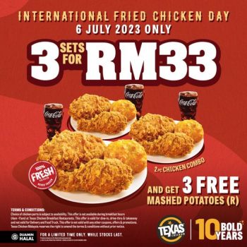 Texas-Chicken-International-Fried-Chicken-Day-Special-350x350 - Beverages Food , Restaurant & Pub Johor Kedah Kelantan Kuala Lumpur Melaka Negeri Sembilan Pahang Penang Perak Perlis Promotions & Freebies Putrajaya Sabah Sarawak Selangor Terengganu 
