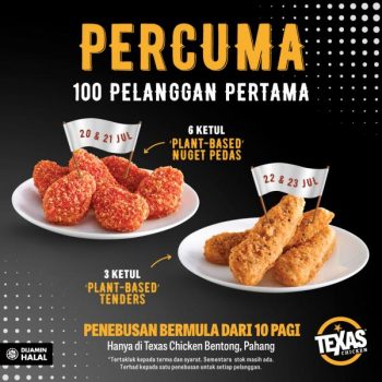 Texas-Chicken-Opening-Promotion-at-Bentong-1-350x350 - Beverages Food , Restaurant & Pub Pahang Promotions & Freebies 