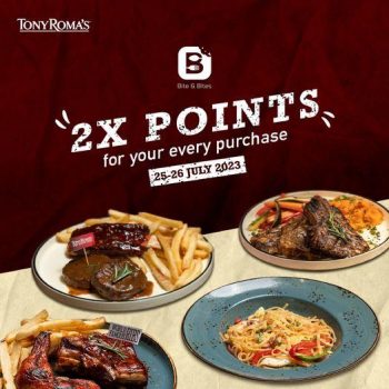 Tony-Romas-Bite-Bites-Members-Double-Points-Promotion-350x350 - Beverages Food , Restaurant & Pub Johor Kedah Kelantan Kuala Lumpur Melaka Negeri Sembilan Online Store Pahang Penang Perak Perlis Promotions & Freebies Putrajaya Sabah Sarawak Selangor Terengganu 