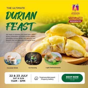 Tropicana-Corporation-Berhad-The-Ultimate-Durian-King-Feast-Event-350x350 - Beverages Events & Fairs Food , Restaurant & Pub Selangor 