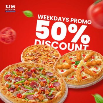 US-Pizza-Weekdays-50-OFF-Promotion-350x350 - Beverages Food , Restaurant & Pub Johor Kedah Kelantan Kuala Lumpur Melaka Negeri Sembilan Pahang Penang Perak Perlis Pizza Promotions & Freebies Putrajaya Sabah Sarawak Selangor Terengganu 