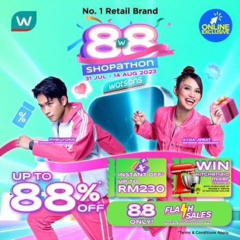 Watsons-8.8-Sale-350x350 - Beauty & Health Cosmetics Health Supplements Johor Kedah Kelantan Kuala Lumpur Malaysia Sales Melaka Negeri Sembilan Online Store Pahang Penang Perak Perlis Personal Care Putrajaya Sabah Sarawak Selangor Terengganu 