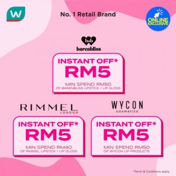 Watsons-International-Lipstick-Day-Sale-2-350x350 - Beauty & Health Cosmetics Johor Kedah Kelantan Kuala Lumpur Malaysia Sales Melaka Negeri Sembilan Pahang Penang Perak Perlis Personal Care Putrajaya Sabah Sarawak Selangor Terengganu 