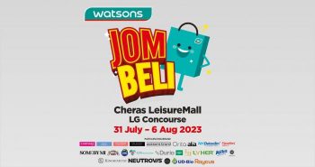 Watsons-Jom-Beli-Event-at-Cheras-Leisure-Mall-350x185 - Beauty & Health Events & Fairs Health Supplements Kuala Lumpur Personal Care Selangor 