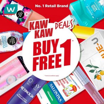 Watsons-Kaw-Kaw-Deals-Buy-1-Free-1-Promotion-350x350 - Beauty & Health Health Supplements Johor Kedah Kelantan Kuala Lumpur Melaka Negeri Sembilan Pahang Penang Perak Perlis Personal Care Promotions & Freebies Putrajaya Sabah Sarawak Selangor Terengganu 