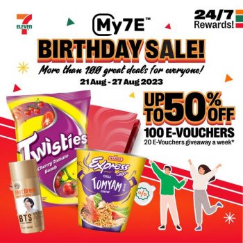 7-Eleven-My7E-App-Birthday-Sale-350x350 - Johor Kedah Kelantan Kuala Lumpur Malaysia Sales Melaka Negeri Sembilan Pahang Penang Perak Perlis Putrajaya Sabah Sarawak Selangor Supermarket & Hypermarket Terengganu 