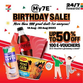 7-Eleven-My7E-Birthday-Sale-350x350 - Johor Kedah Kelantan Kuala Lumpur Malaysia Sales Melaka Negeri Sembilan Pahang Penang Perak Perlis Putrajaya Sabah Sarawak Selangor Supermarket & Hypermarket Terengganu 