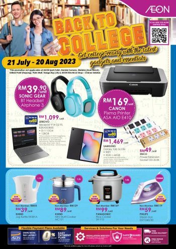 AEON-Back-To-College-Promotion-1-350x495 - Johor Kedah Kelantan Kuala Lumpur Melaka Negeri Sembilan Pahang Penang Perak Perlis Promotions & Freebies Putrajaya Sabah Sarawak Selangor Supermarket & Hypermarket Terengganu 