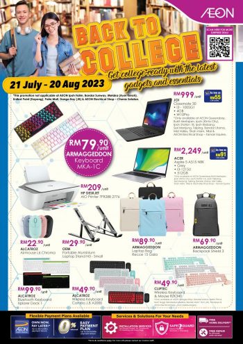 AEON-Back-To-College-Promotion-2-350x495 - Johor Kedah Kelantan Kuala Lumpur Melaka Negeri Sembilan Pahang Penang Perak Perlis Promotions & Freebies Putrajaya Sabah Sarawak Selangor Supermarket & Hypermarket Terengganu 