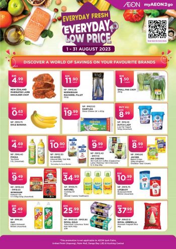 AEON-Everyday-Fresh-Everyday-Low-Price-Promotion-350x495 - Johor Kedah Kelantan Kuala Lumpur Melaka Negeri Sembilan Pahang Penang Perak Perlis Promotions & Freebies Putrajaya Sabah Sarawak Selangor Supermarket & Hypermarket Terengganu 
