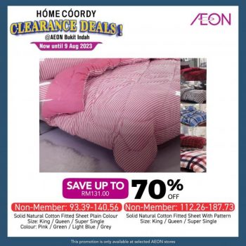 AEON-Home-Coordy-Clearance-Sale-at-Bukit-Indah-8-350x350 - Beddings Home & Garden & Tools Home Decor Johor Supermarket & Hypermarket Warehouse Sale & Clearance in Malaysia 