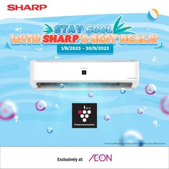 AEON-SHARP-Air-Conditioner-and-Air-Purifier-Promotion-350x350 - Electronics & Computers Home Appliances Johor Kedah Kelantan Kitchen Appliances Kuala Lumpur Melaka Negeri Sembilan Pahang Penang Perak Perlis Promotions & Freebies Putrajaya Sabah Sarawak Selangor Supermarket & Hypermarket Terengganu 