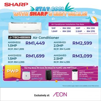 AEON-SHARP-Air-Conditioner-and-Air-Purifier-Promotion-4-350x350 - Electronics & Computers Home Appliances Johor Kedah Kelantan Kitchen Appliances Kuala Lumpur Melaka Negeri Sembilan Pahang Penang Perak Perlis Promotions & Freebies Putrajaya Sabah Sarawak Selangor Supermarket & Hypermarket Terengganu 