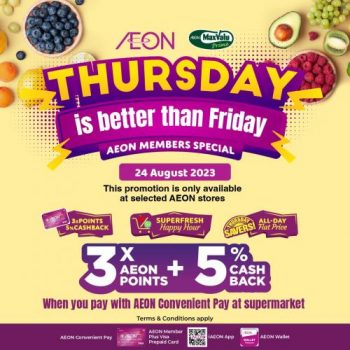 AEON-Supermarket-Thursday-Happy-Hour-Promotion-12-350x350 - Johor Kedah Kelantan Kuala Lumpur Melaka Negeri Sembilan Pahang Penang Perak Perlis Promotions & Freebies Putrajaya Sabah Sarawak Selangor Supermarket & Hypermarket Terengganu 