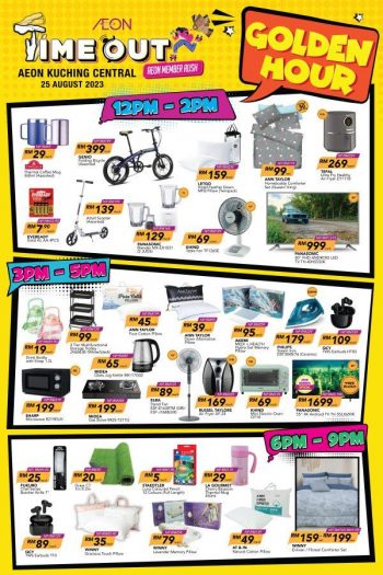 AEON-Time-Out-Promotion-at-Kuching-Central-3-350x525 - Promotions & Freebies Sarawak Supermarket & Hypermarket 