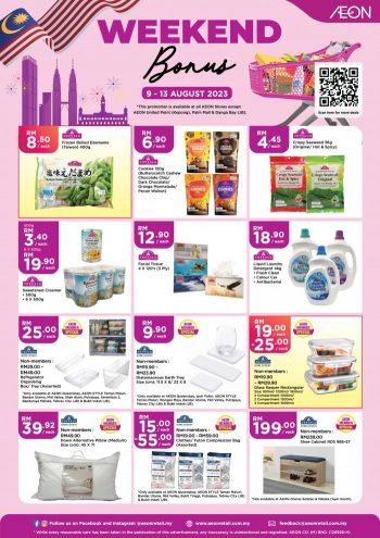 AEON-Weekend-Promotion-2-350x495 - Johor Kedah Kelantan Kuala Lumpur Melaka Negeri Sembilan Pahang Penang Perak Perlis Promotions & Freebies Putrajaya Sabah Sarawak Selangor Supermarket & Hypermarket Terengganu 