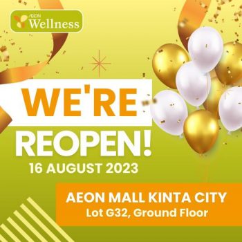AEON-Wellness-Reopening-Promotion-at-AEON-Mall-Kinta-City-350x350 - Beauty & Health Cosmetics Health Supplements Perak Personal Care Promotions & Freebies 