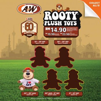 AW-Rooty-Plush-Toys-350x350 - Beverages Food , Restaurant & Pub Johor Kedah Kelantan Kuala Lumpur Melaka Negeri Sembilan Pahang Penang Perak Perlis Promotions & Freebies Putrajaya Sabah Sarawak Selangor Terengganu 