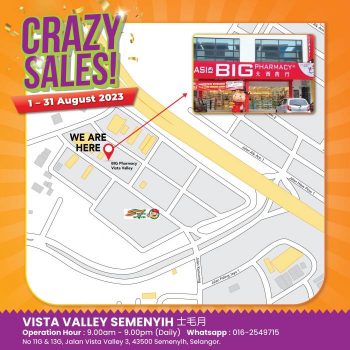 BIG-Pharmacy-Crazy-Sale-at-Vista-Valley-Semenyih-3-350x350 - Beauty & Health Health Supplements Malaysia Sales Personal Care Selangor 